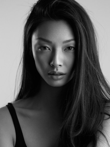 Лицо азиатской девушки