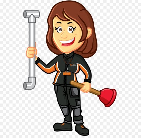 Электрик нарисованный