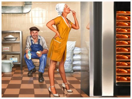 Художник пин ап Барыкин