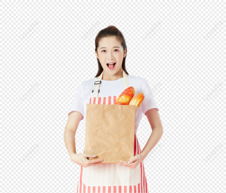 Человек в фартуке