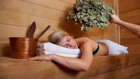 Парная с веником