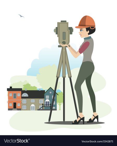 Нарисованный геодезист