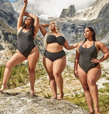 Модель плюс-сайз Эшли Грэм