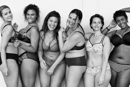 Виктория Сикрет модели плюс сайз