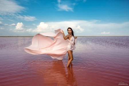 Розовое озеро Сасык-Сиваш