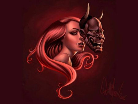 Красивый черт