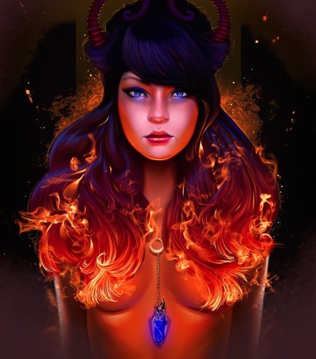 Красивая дьяволица