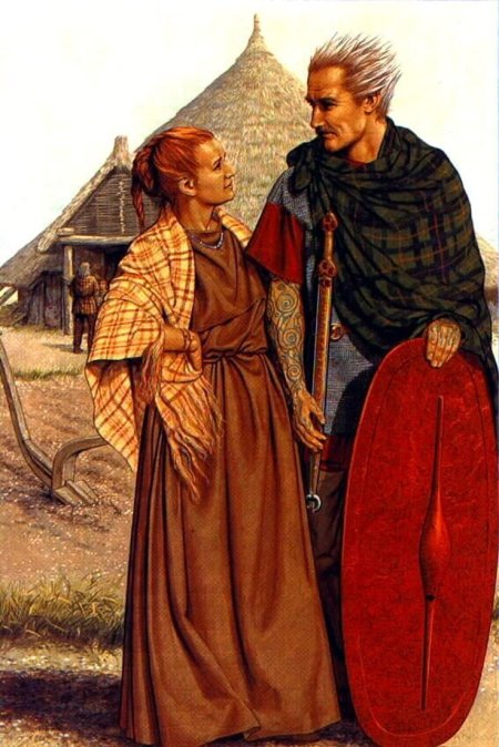 Кельты одежда и внешность Британия