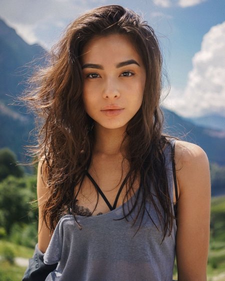 Диана Коркунова без макияжа