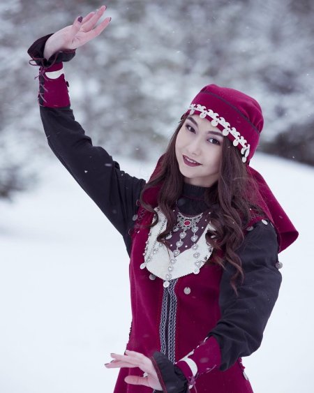 Платье в башкирском стиле