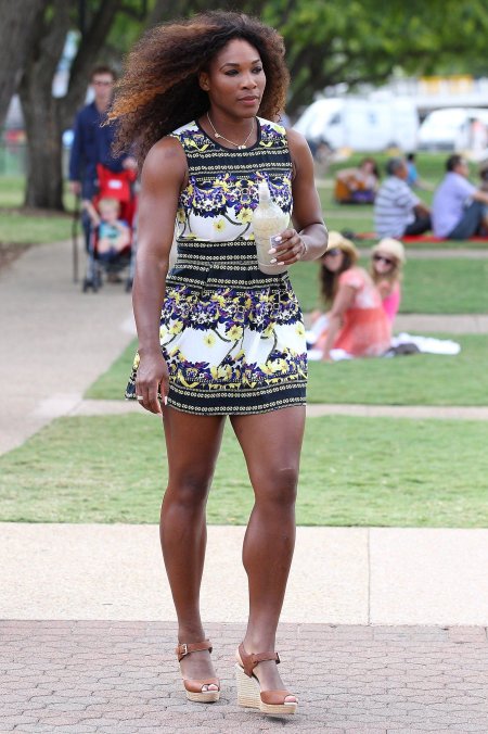 Serena Williams в платье