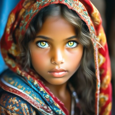 Картина цыганская девочка