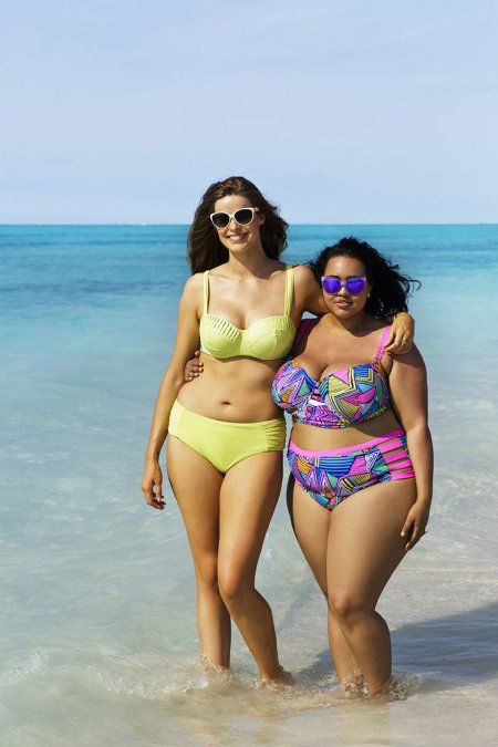 Купальники для упитанных девушек