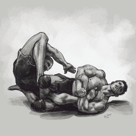 Картина греплинг джиуджитсо