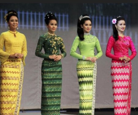 Лоунджи одежда Бирма