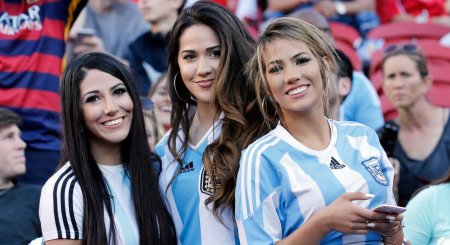 Аргентинская фанатка Месси