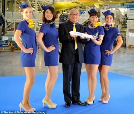 Стюардессы в мини