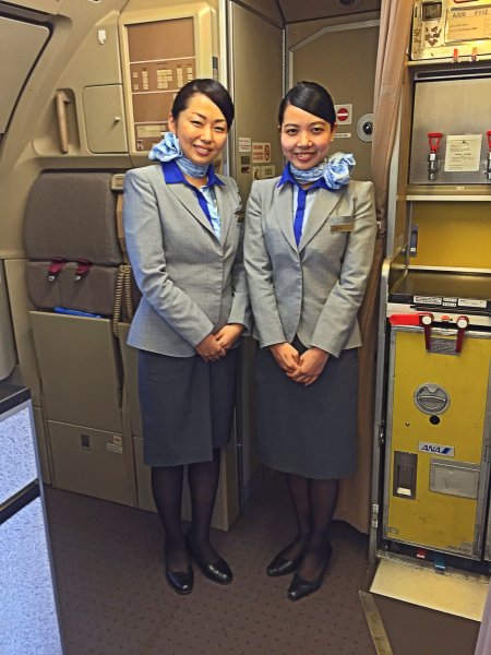 All Nippon Airways стюардессы