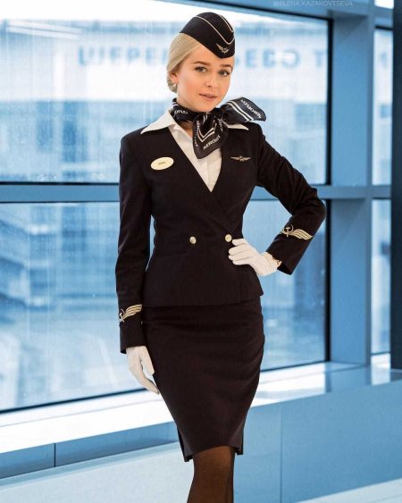 Форма бортпроводников в Aeroflot