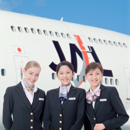Авиакомпания Japan Airlines (JAL) униформа