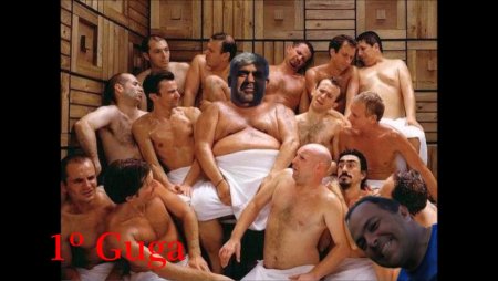 Мужчина и женщина в бане