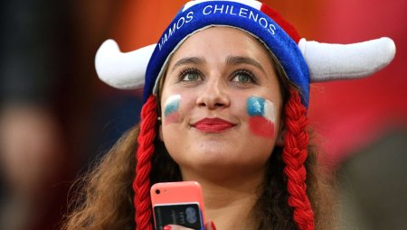 Болельщики сборной Чили