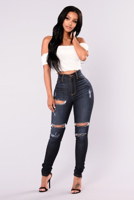 Негритянки Fashion Nova Jeans