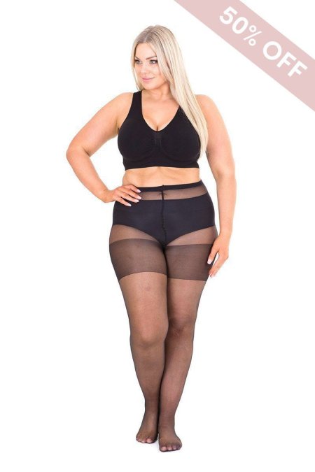 Чулки на полных ножках