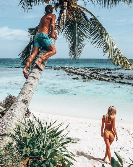 Красивые пары в тропиках