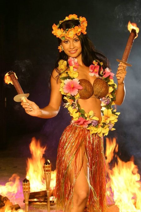 Красивые девушки Гавайи