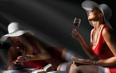 Дама с бокалом