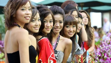 Сингапурцы девушки