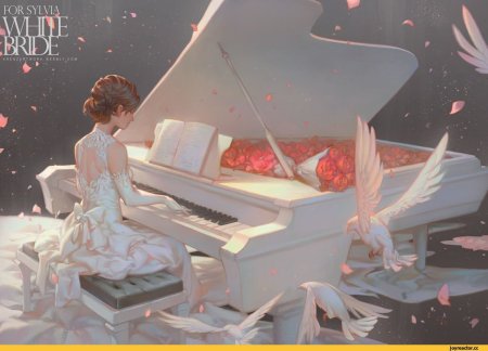 Девушка и фортепиано