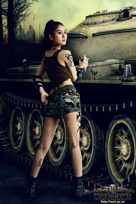 World of Tanks девушки