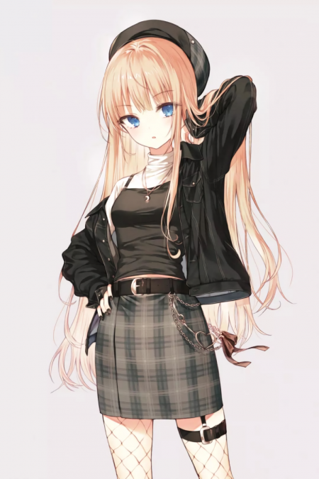 Аниме пацанка пофигистка