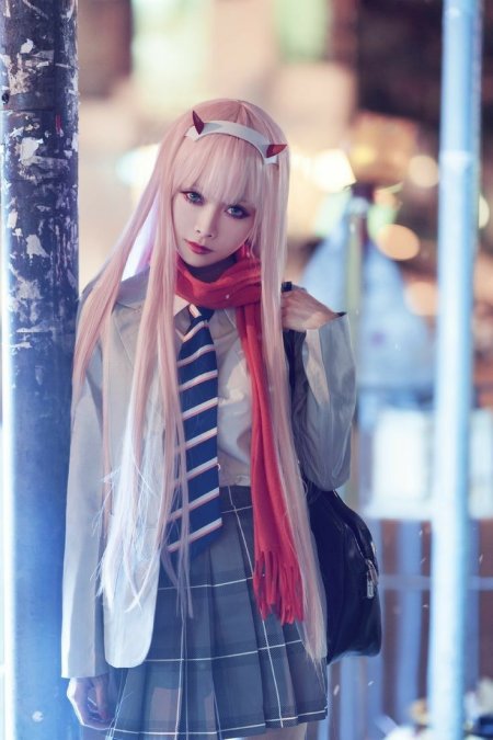 Zero two Darling in the FRANXX косплей