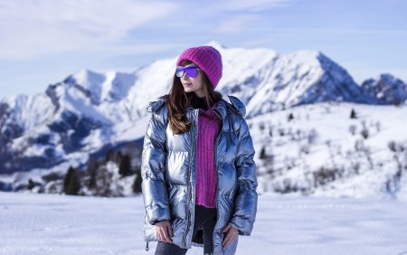 Девушка в зимней одежде