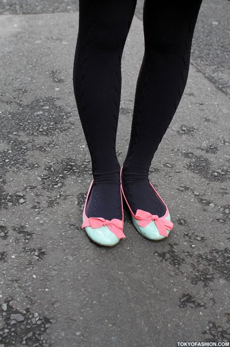 Носки с балетками