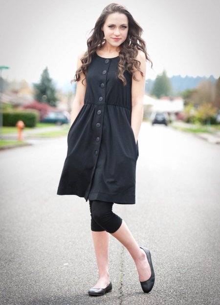 Платье с лосинами