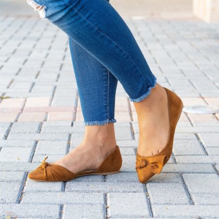 Балетки на босу ногу