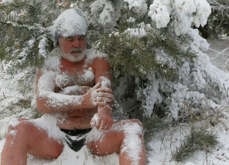 Закаливание зимой