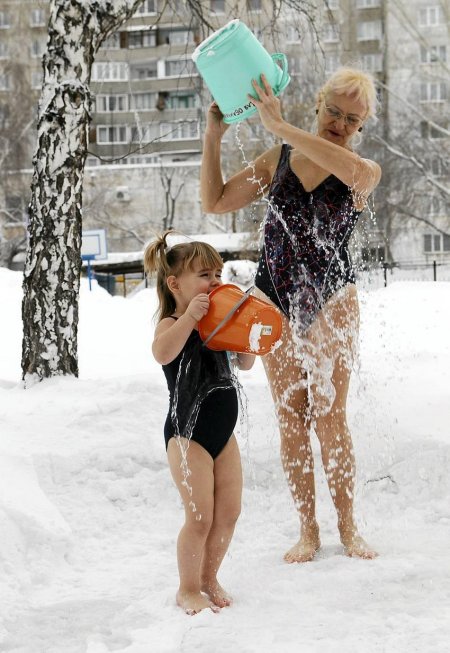 Обливание закаливание