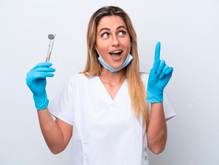 Девушка стоматолог