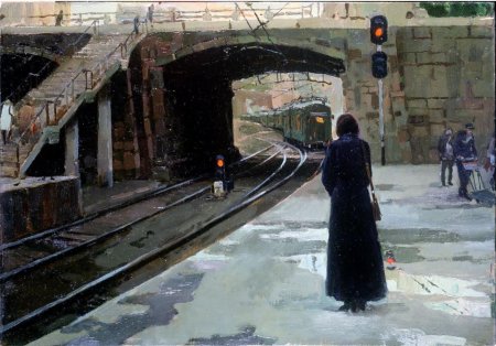 Сергей соловьёв художник картина вокзал