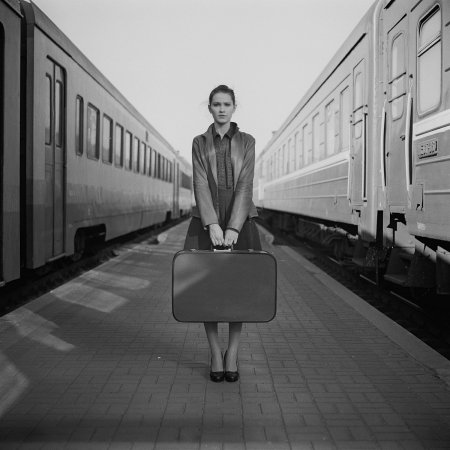 Мужчина с чемоданом