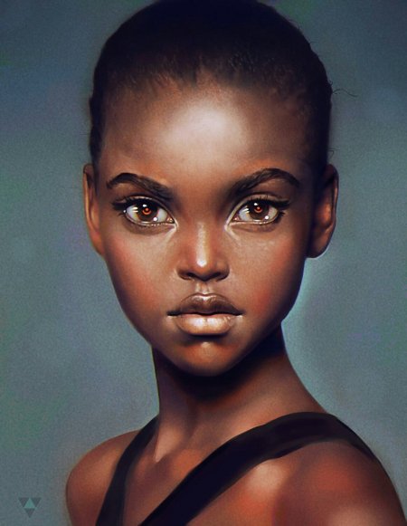 Темнокожие модели