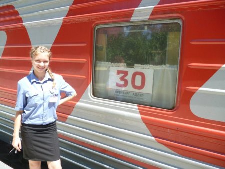 Проводница РЖД Дарья Кузнецова