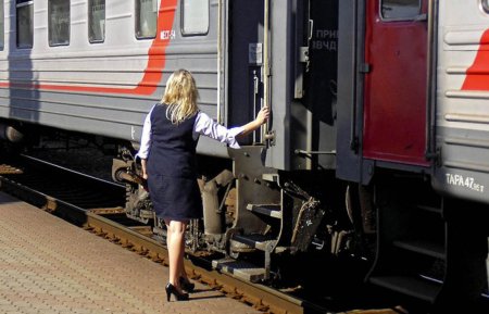 Проводницы поездов дальнего следования
