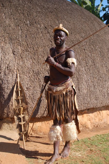 Племя зулусов в Африке