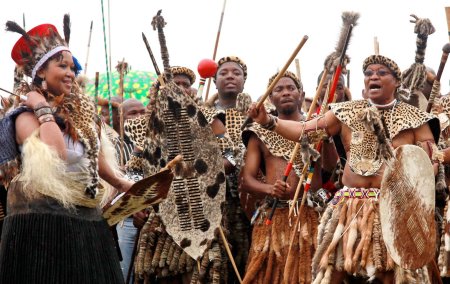 Племя Зулу в Африке